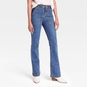 Knox Rose Women’s high rise anywhere flare Strecth  jeans size 4